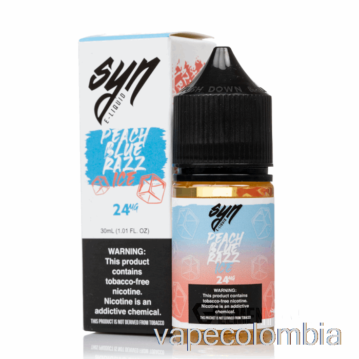 Vape Desechable Ice Melocotón Azul Razz - Sales Sintéticas - 30ml 48mg